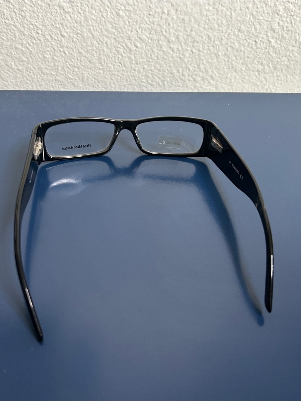Diesel Vintage Black Rectangular Eyeglass Optical Frames with Accessories Bundle - Picture 7 of 13